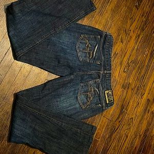 Y2K low rise bootcut jeans